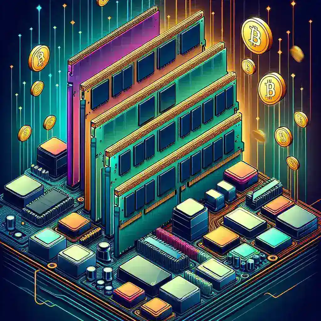 How do I choose memory for a system used for cryptocurrency mining?